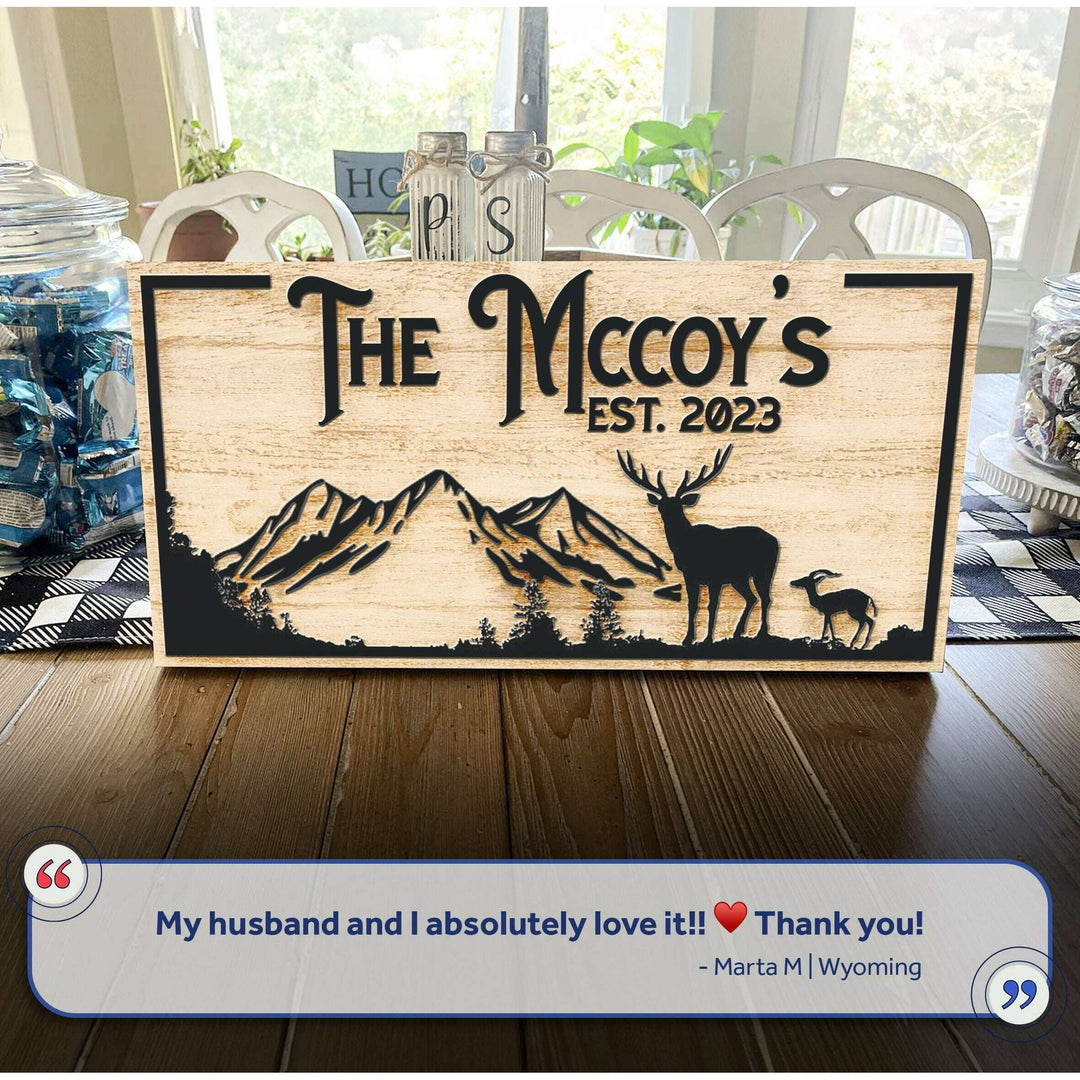 Family Mountain Sign II
