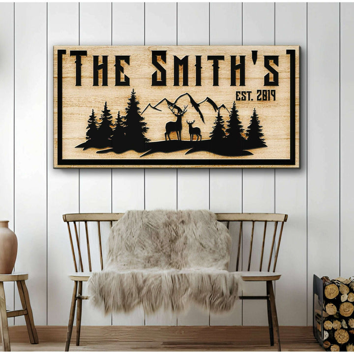 Family Mountain Sign III