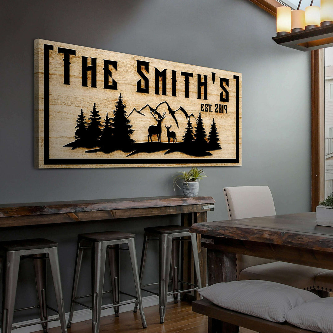 Family Mountain Sign