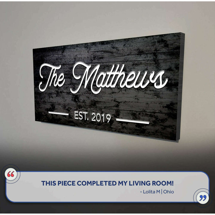 Family Name Sign V