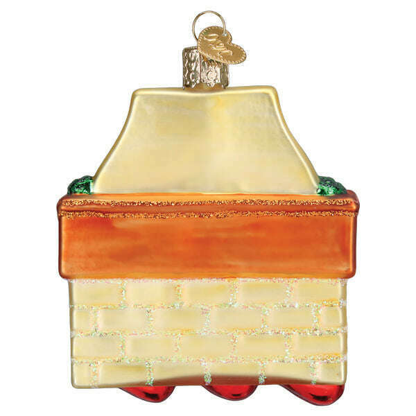 Old World Christmas Family of 3 Stockings Blown Glass Ornament
