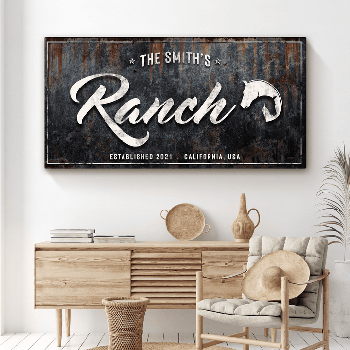 Family Ranch Sign