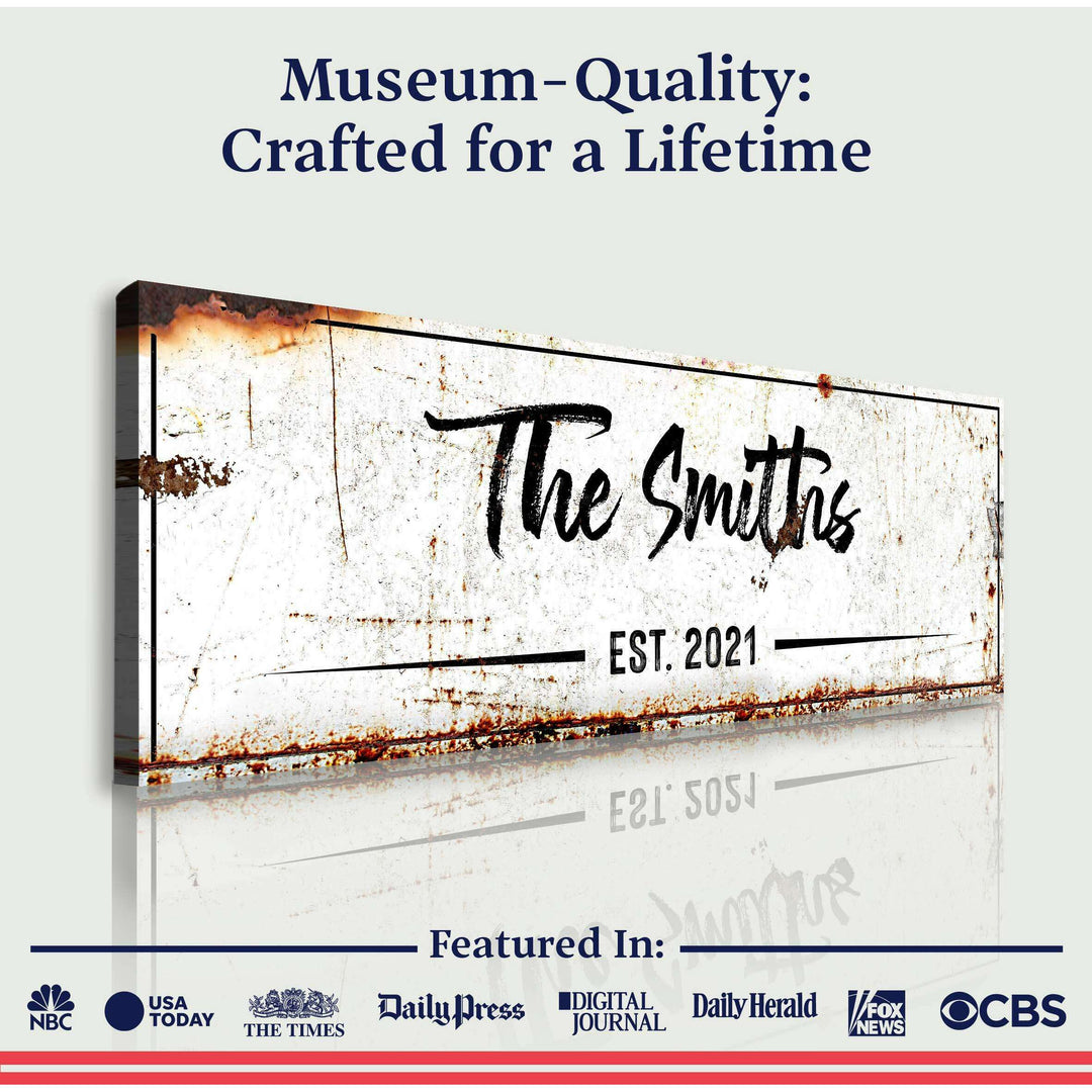 Family Rustic Sign