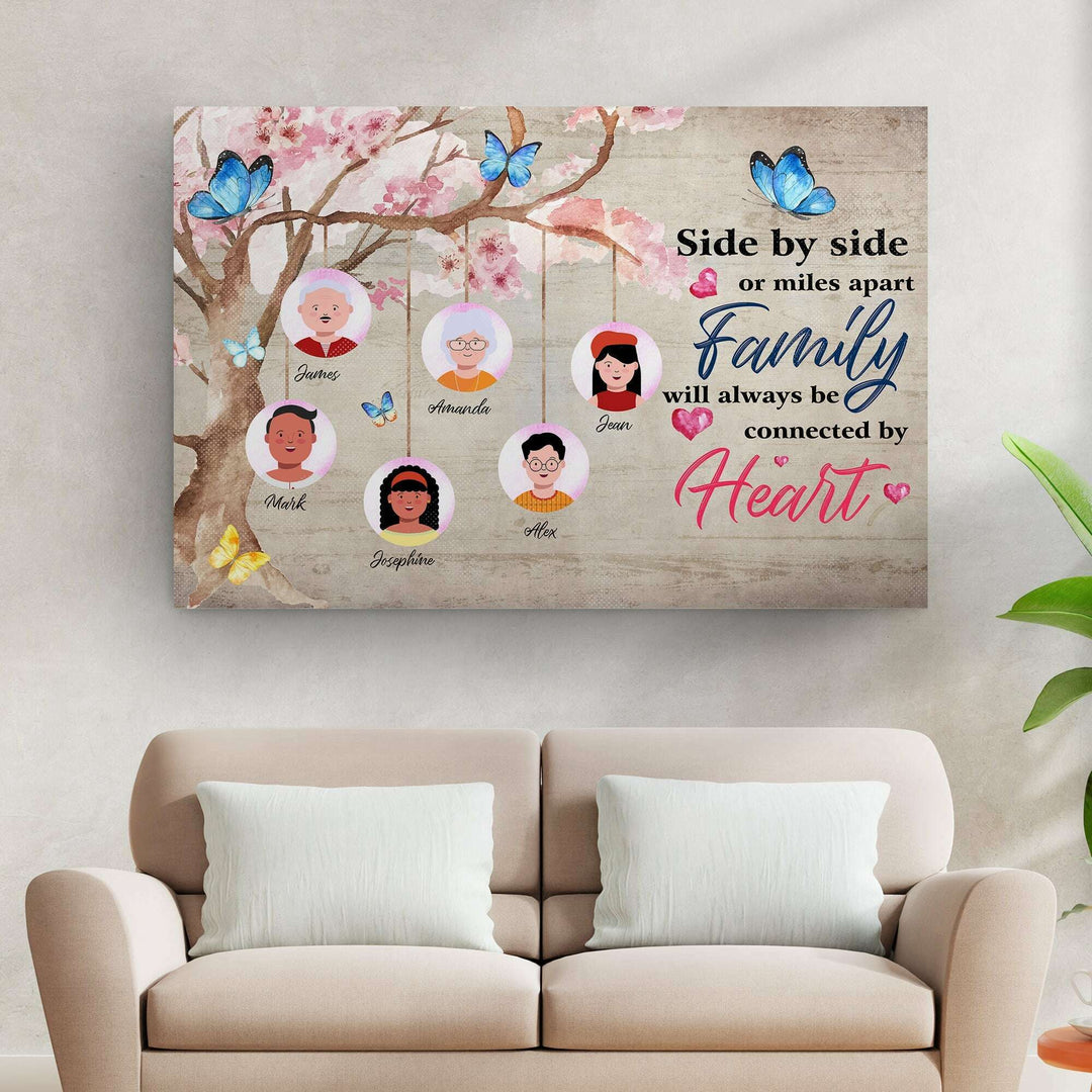 Family Will Always Be Connected By Heart Sign II