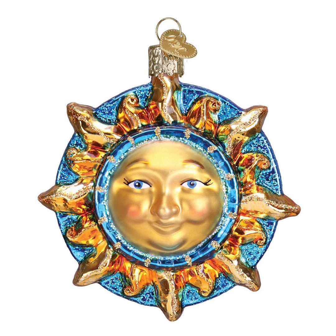 Old World Christmas Fanciful Sun Blown Glass Ornament