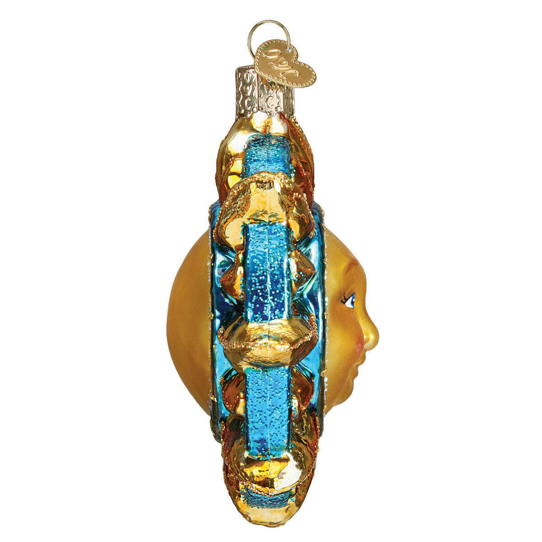 Old World Christmas Fanciful Sun Blown Glass Ornament