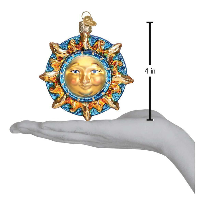 Old World Christmas Fanciful Sun Blown Glass Ornament