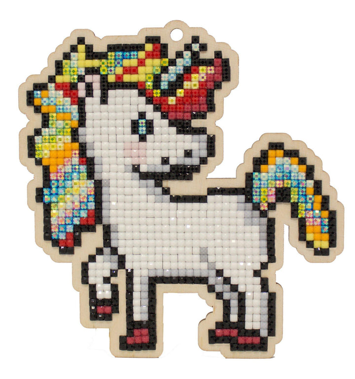 Fancy Unicorn CSW345 Diamond Painting on Plywood Kit