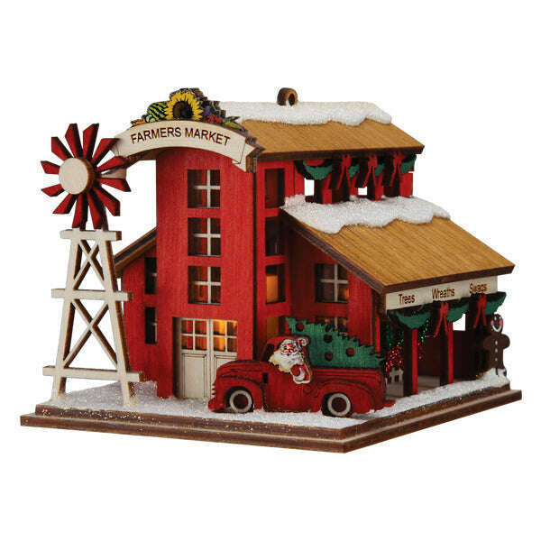 Old World Christmas Farmer's Market Light-Up Ornament