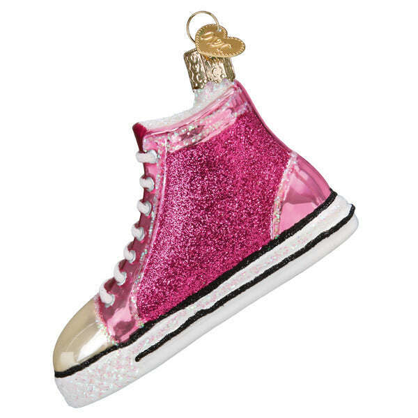 Old World Christmas Fashion Sneaker Blown Glass Ornament