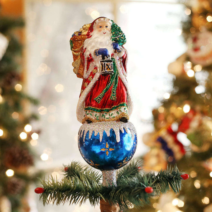 Old World Christmas Father Christmas Tree Top