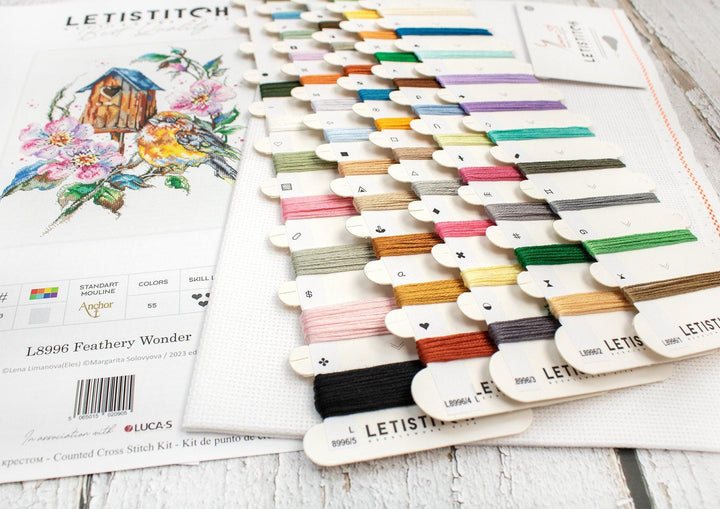 Feathery Wonder L8996 Counted Cross Stitch Kit