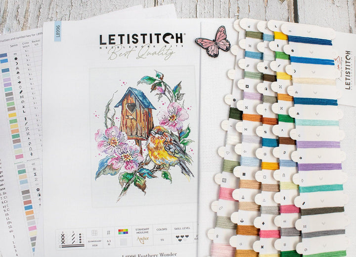 Feathery Wonder L8996 Counted Cross Stitch Kit