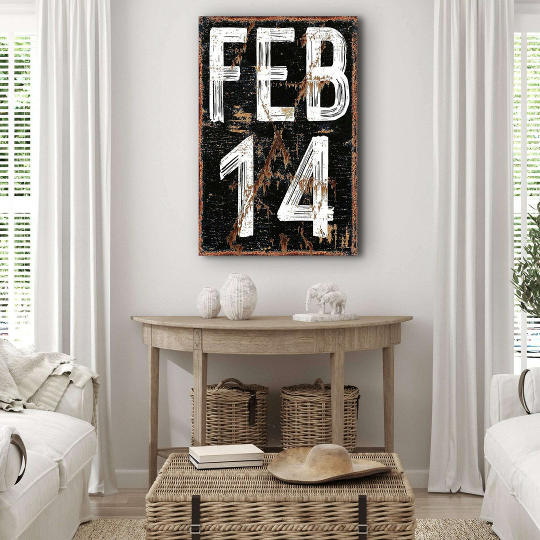 Feb 14 Sign