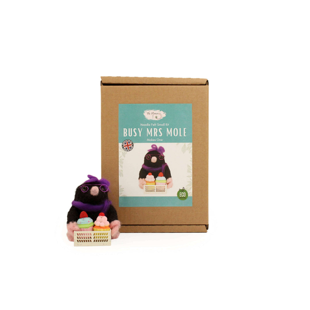 Felting Kit - Busy Mrs Mole Needle Felt Kit