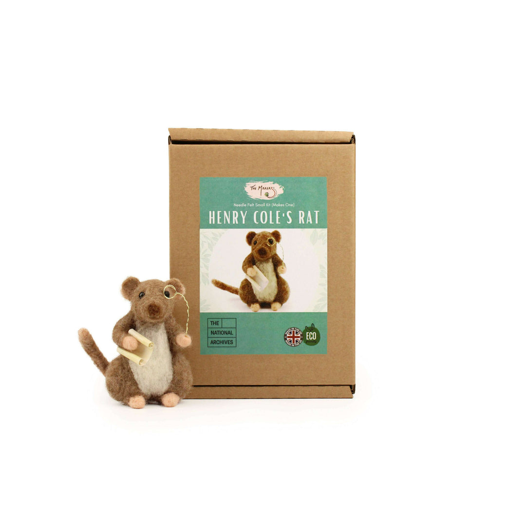 Felting Kit - Henry Cole's Rat Needle Felt Kit