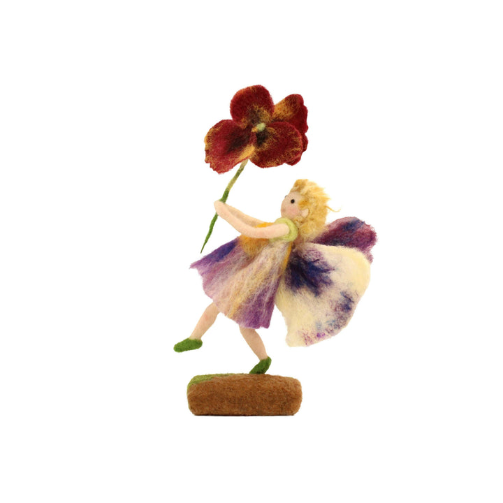 Felting Kit -  Pansy Fairy Needle Felting Kit