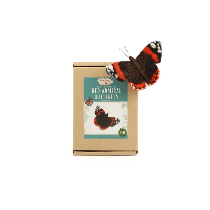 Felting Kit - Red Admiral Butterfly Needle Felt Kit