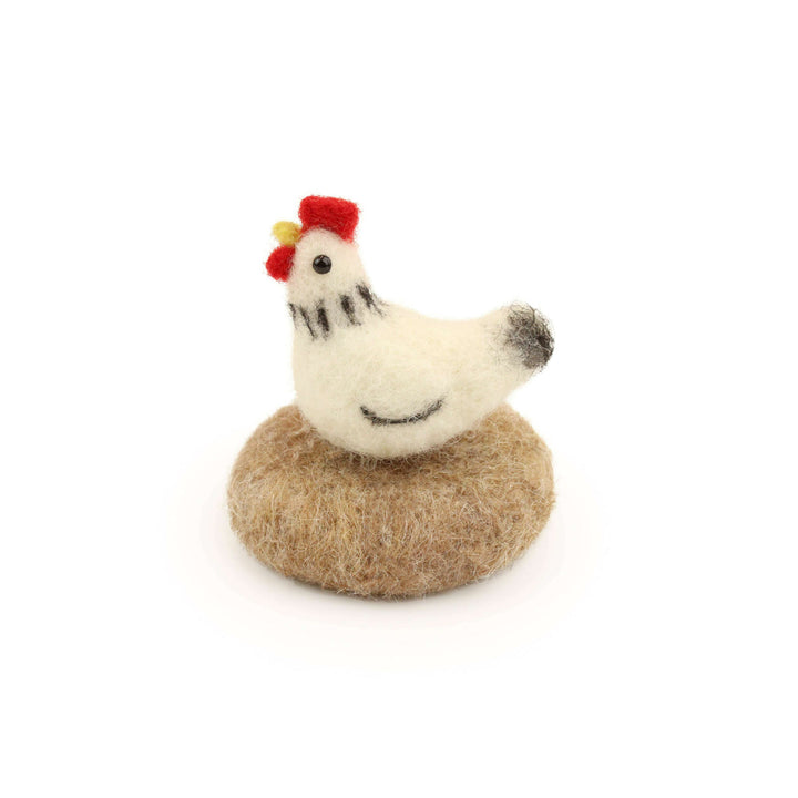 Felting Kit - Tiny Chicken Needle Felt Kit. Amiguwoolli