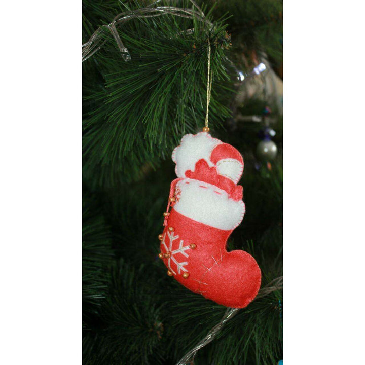 Felting kit New Year's toys  V-182C