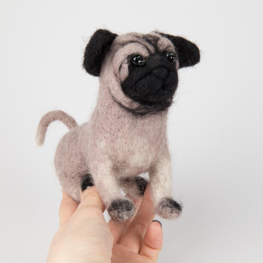 Felting kit Pugdog V-149C