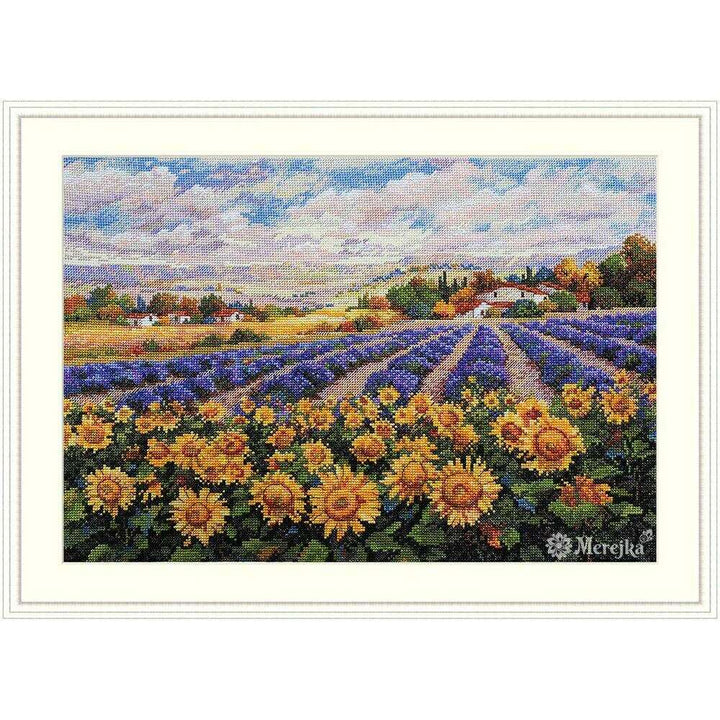 Fields of Lavender and Sun K-179 Counted Cross-Stitch Kit