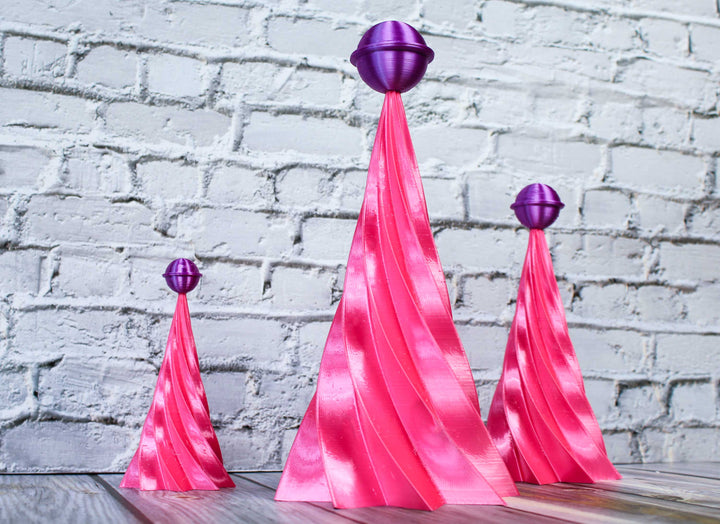 Midcentury Modern Space Age Inspired Holiday Trees