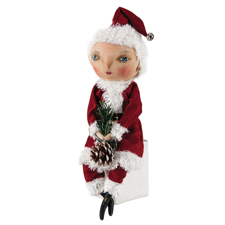 Finn Holiday Boy Gathered Traditions Art Doll by Joe Spencer 