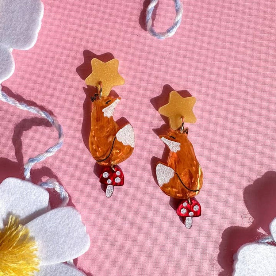 Finn the Fox Earrings 