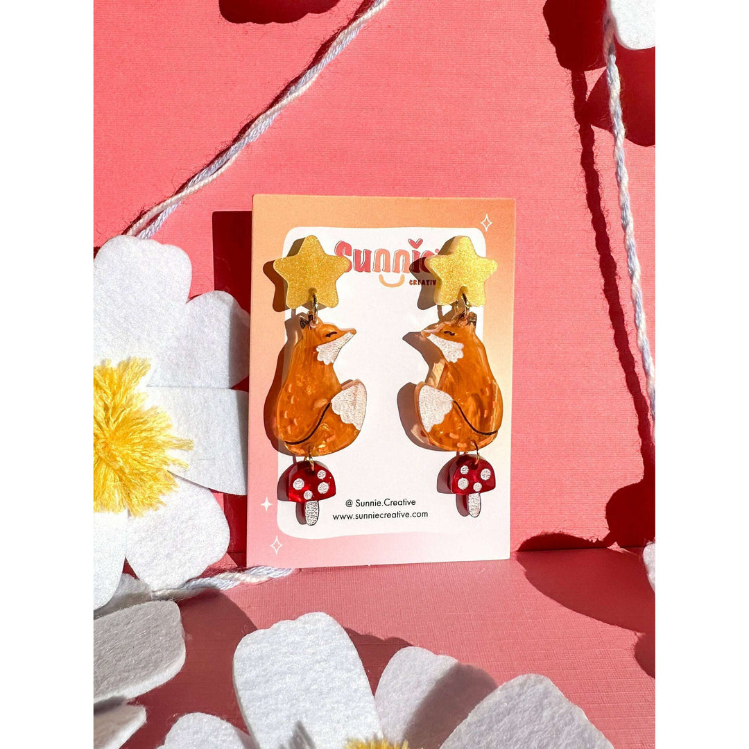 Finn the Fox Earrings