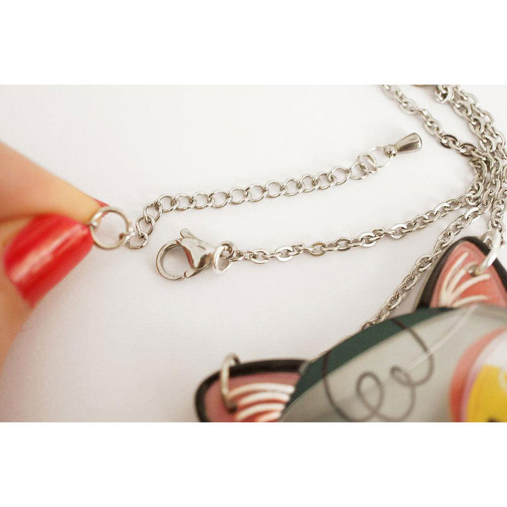 Fishbowl Necklace With Cat by Laliblue image 3