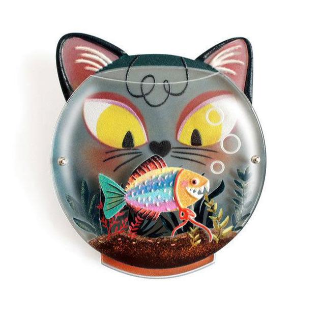 Fishbowl With Cat Brooch by Laliblue image