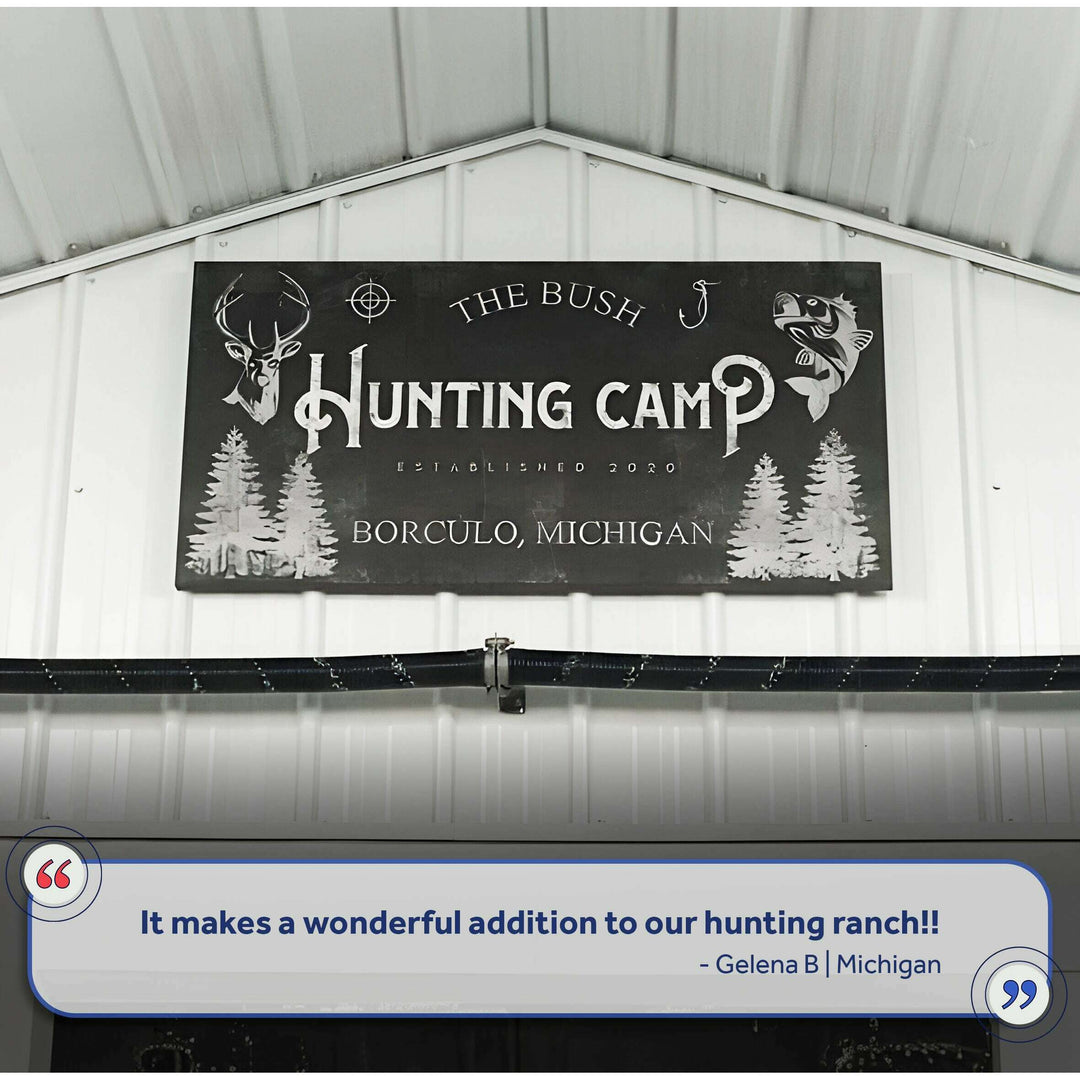 Fishing And Hunting Sign III