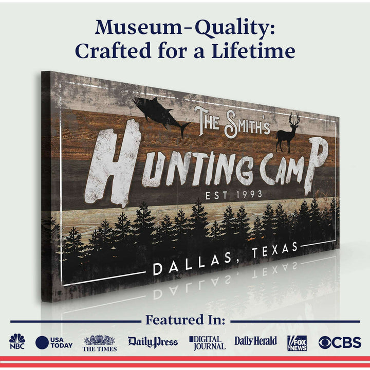Fishing And Hunting Sign IV