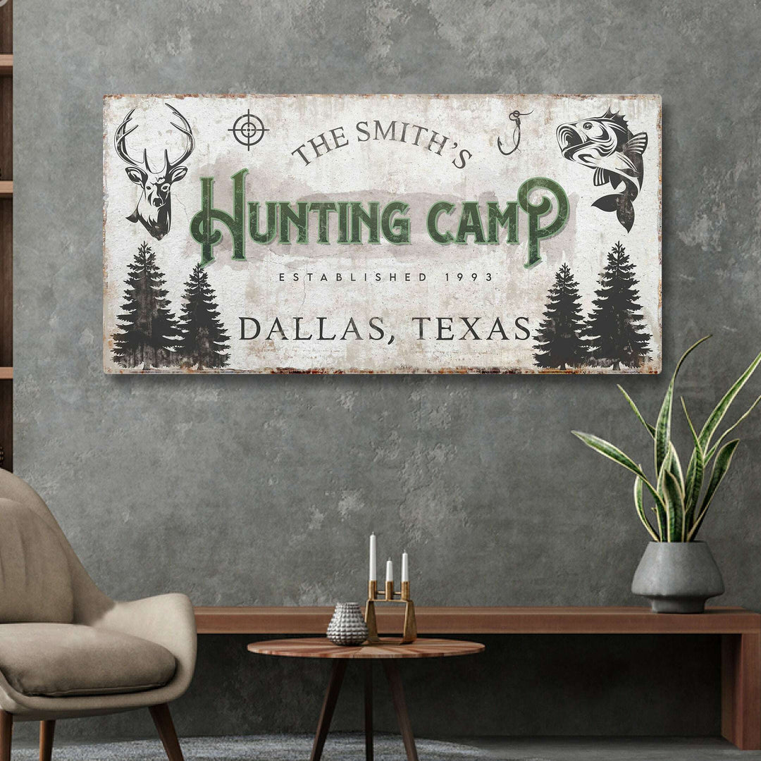 Fishing And Hunting Sign