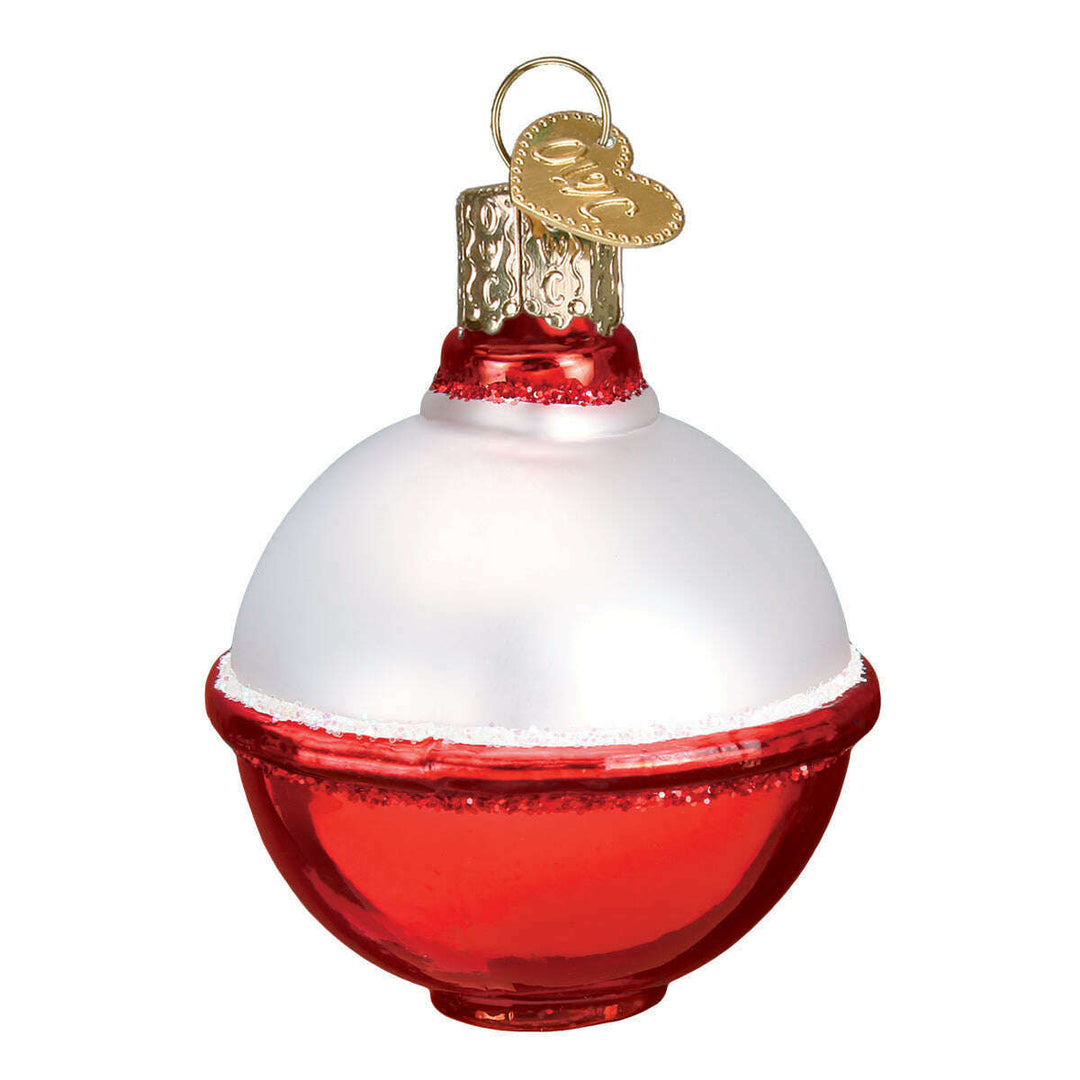 Old World Christmas Fishing Bobber Blown Glass Ornament