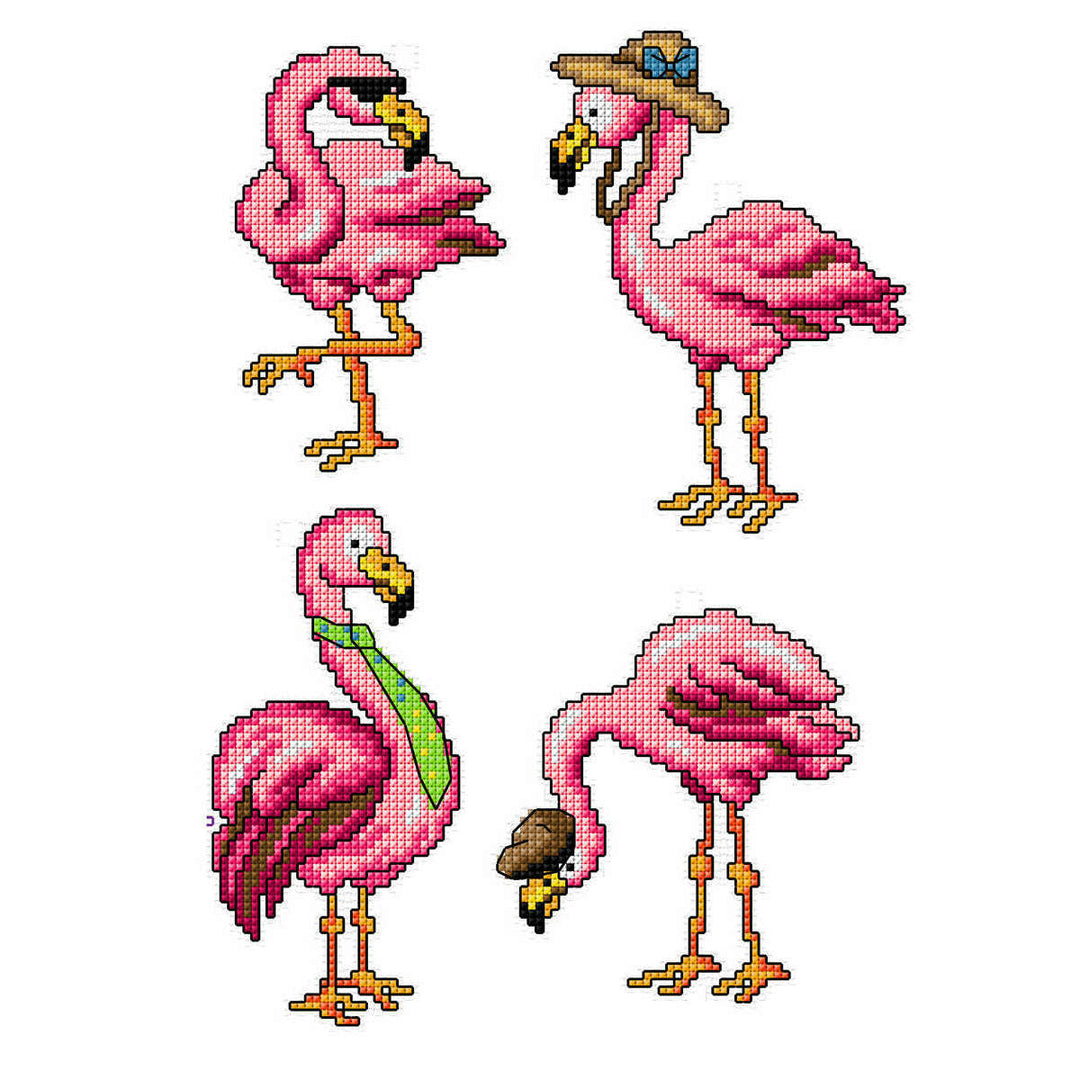 Flamingo 201CS Counted Cross-Stitch Kit