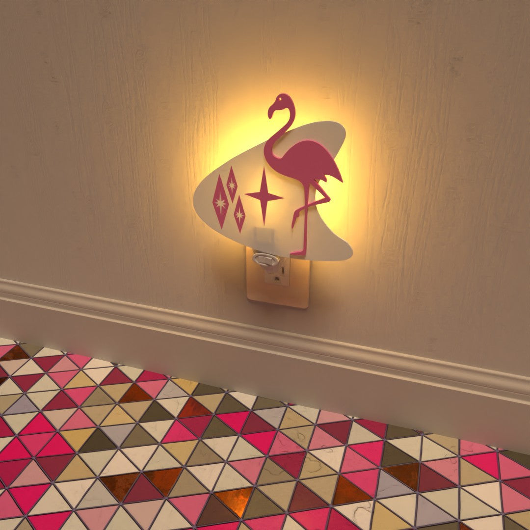 Cosmic Flamingo Night Light