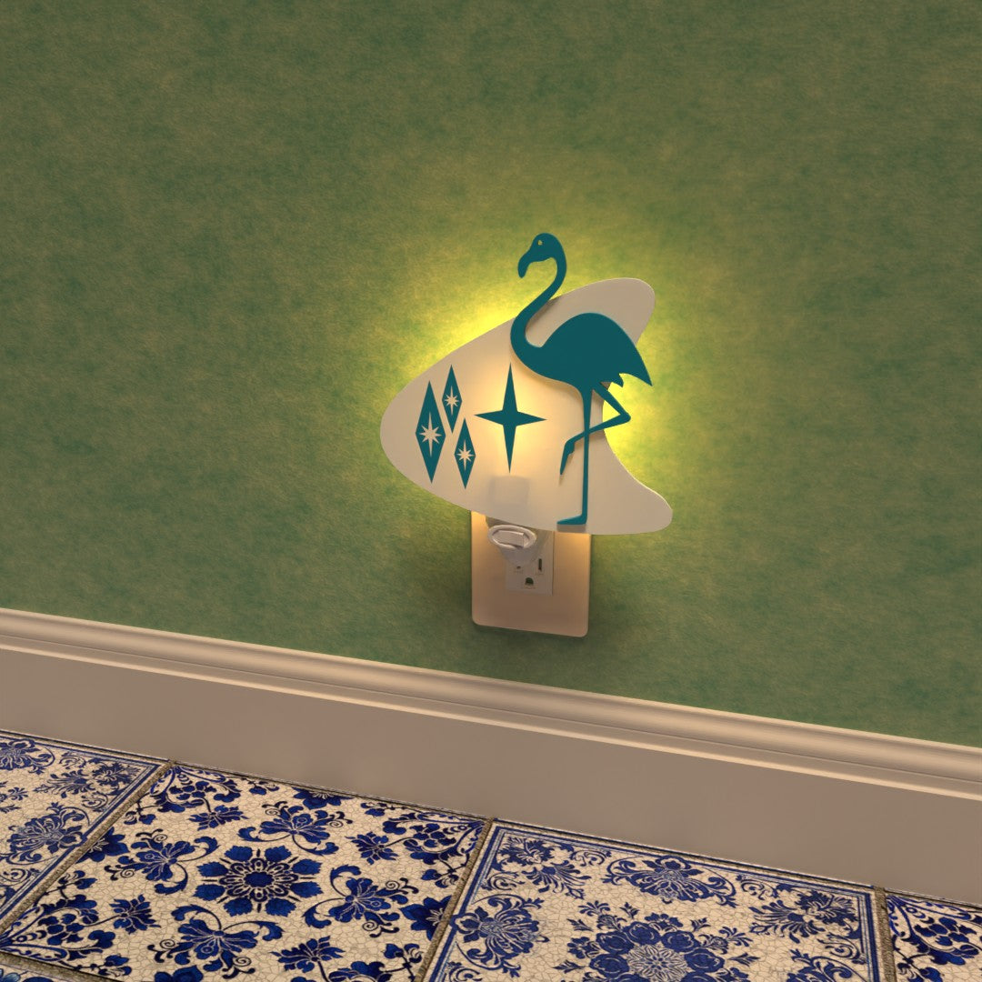 Cosmic Flamingo Night Light