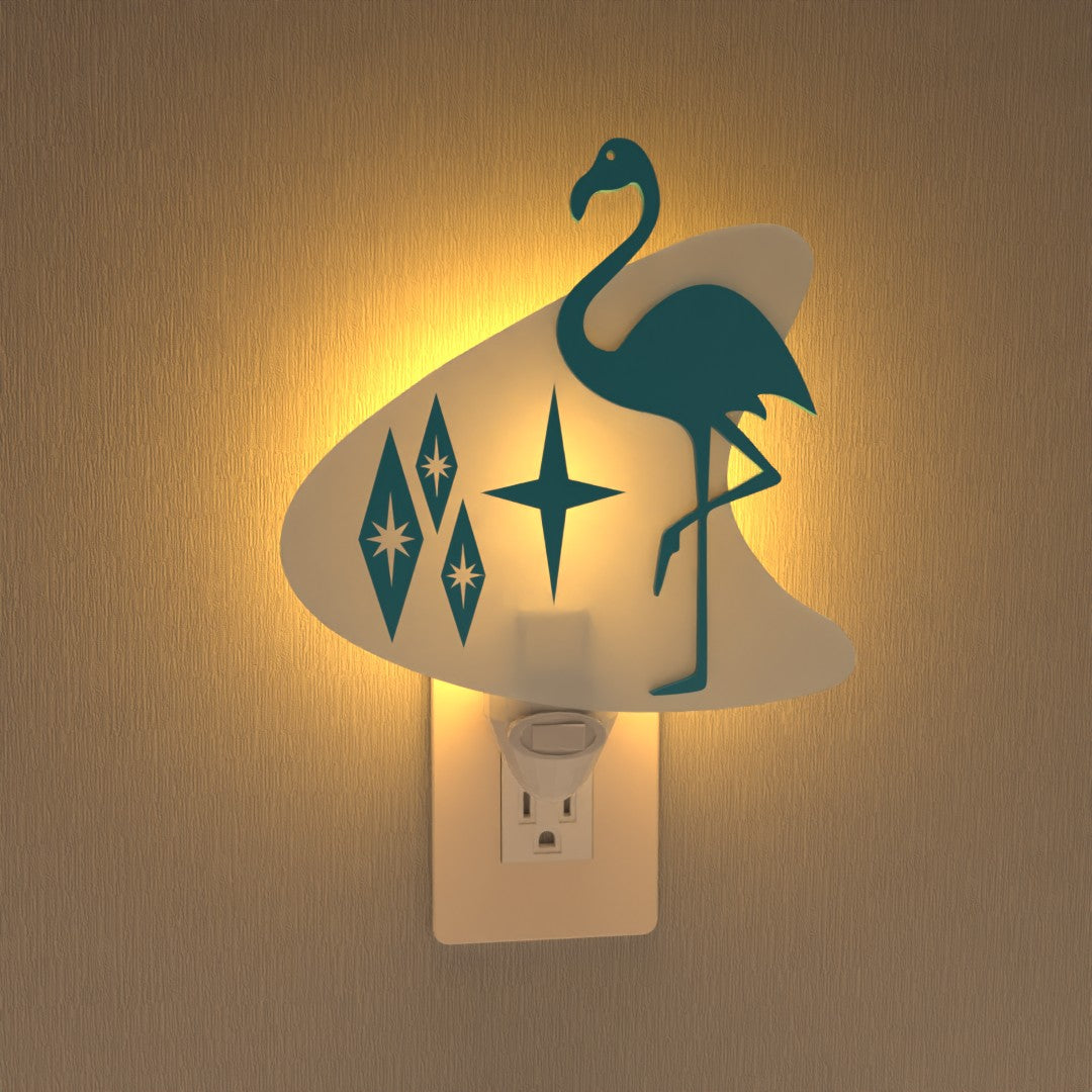 Cosmic Flamingo Night Light