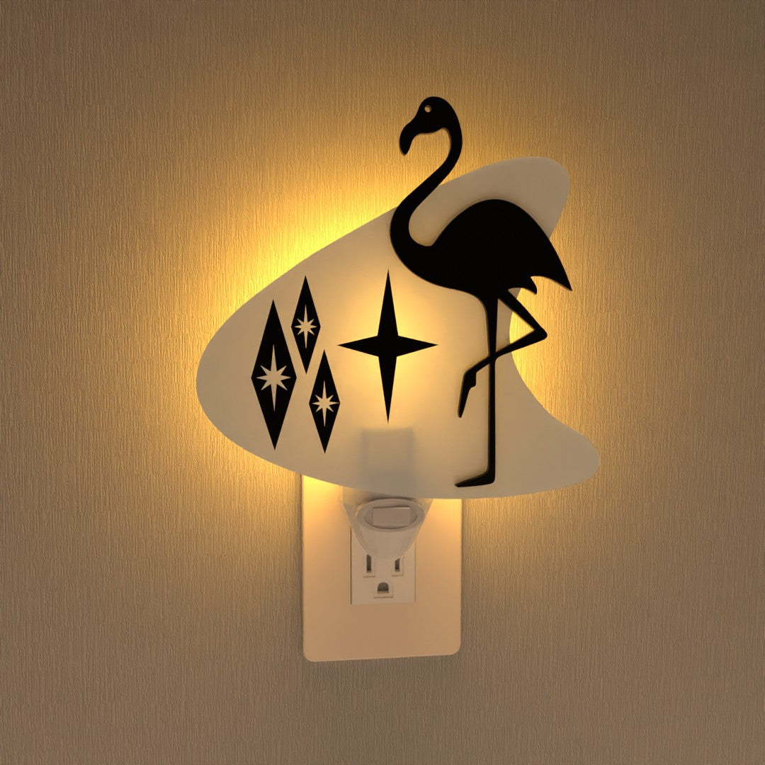 Cosmic Flamingo Night Light