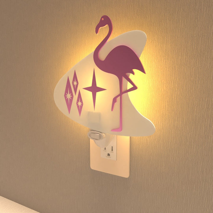 Cosmic Flamingo Night Light