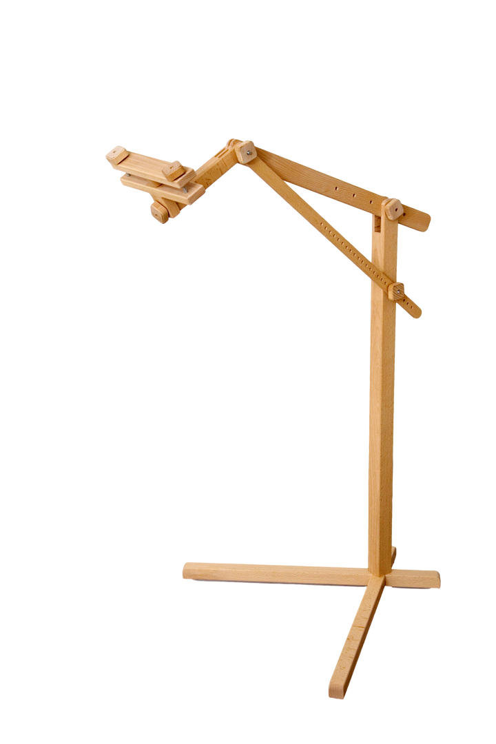 Wooden embroidery stand FLOOR-STANDING Flamingo without frame CSFL1