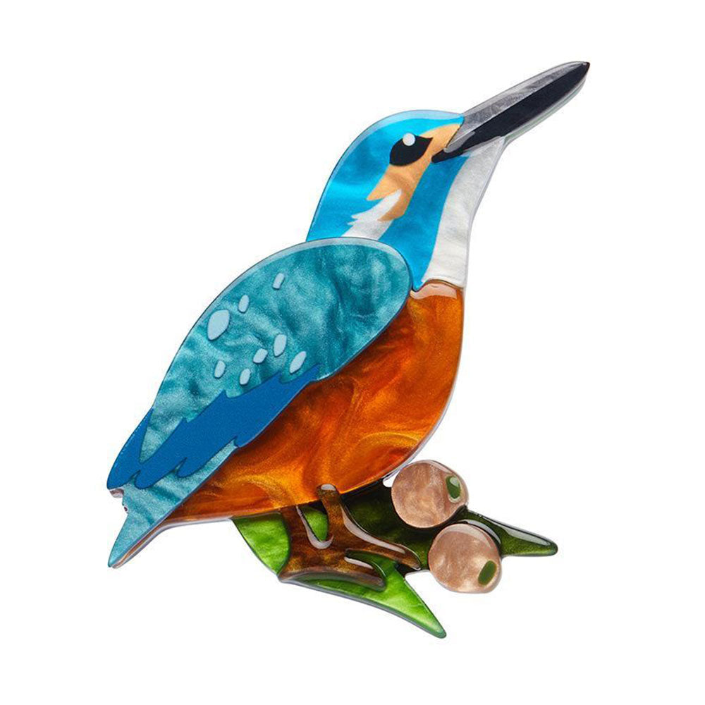 Flash the Kingfisher Brooch by Erstwilder image