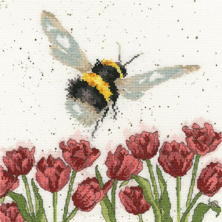 Flight Of The Bumble Bee XHD41 Counted Cross Stitch Kit