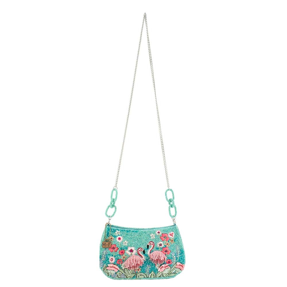 Flirty Flamingos Crossbody by Mary Frances Image 8