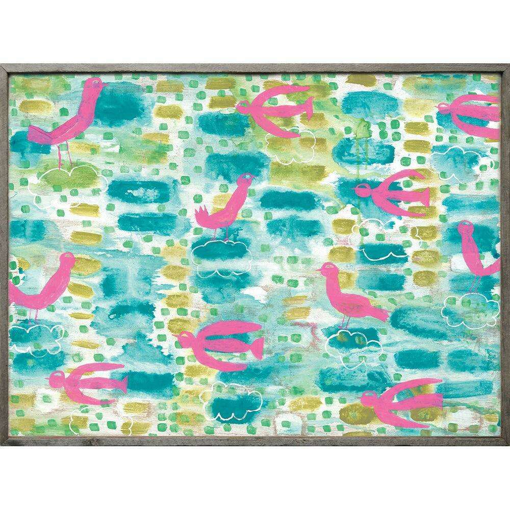 "Floating Birds" Art Print (Large) - Quirks!
