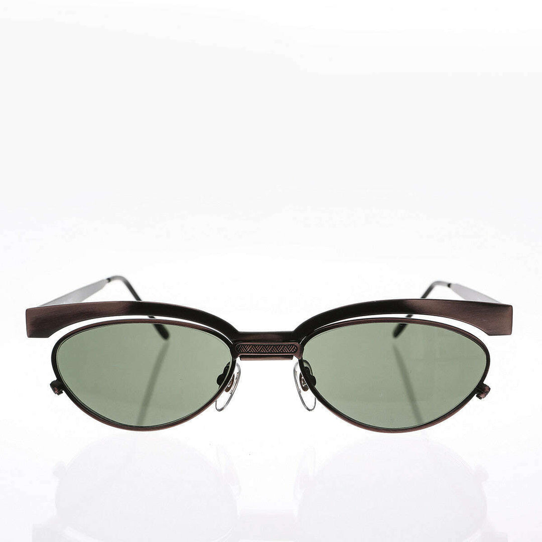 Floating Lens Cat Eye 90s Vintage Sunglass - Trina 1