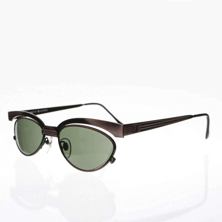 Floating Lens Cat Eye 90s Vintage Sunglass - Trina 1