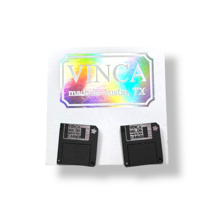 Floppy Disk (AKA The Save Icon) Earrings